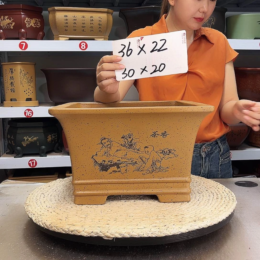 紫砂花盆紫砂花盆