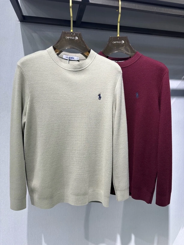 623039长袖针织套头针织衫毛衣男毛衣休闲秋冬圆领男士