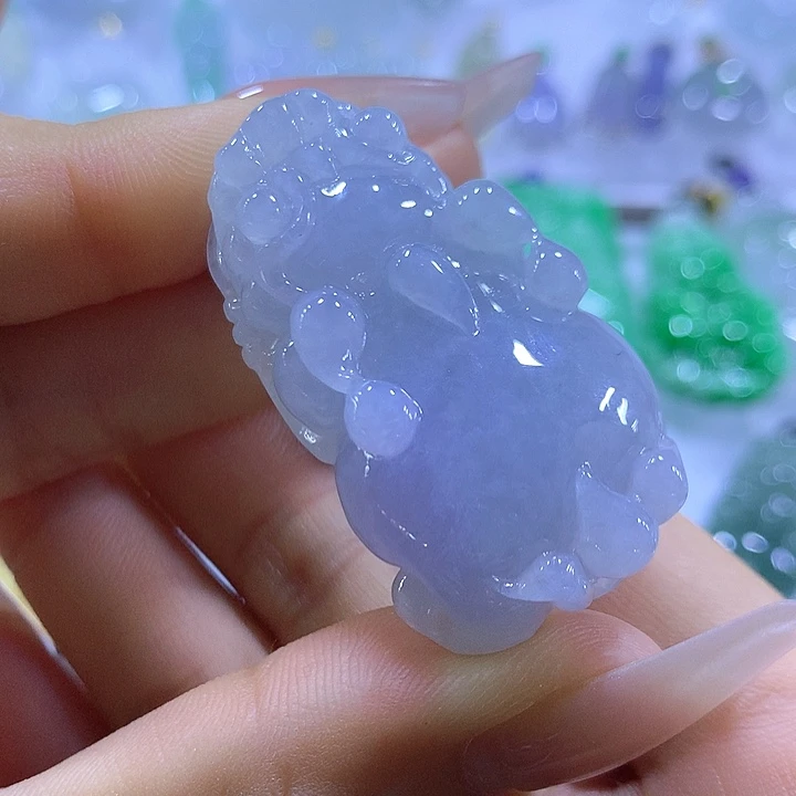 翡翠未镶嵌颈饰天然翡翠A货吊坠