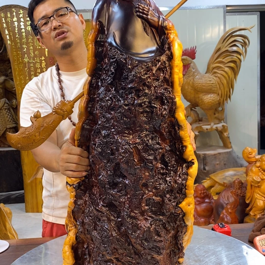 用***7木古枣龙纹木高度92厘米