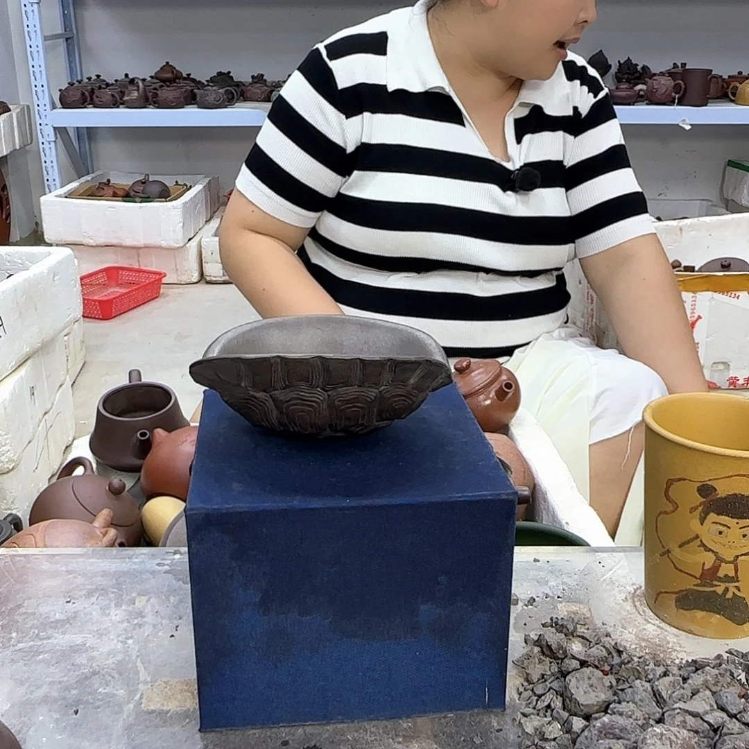 茶壶紫砂宜兴紫砂壶瑕疵处理