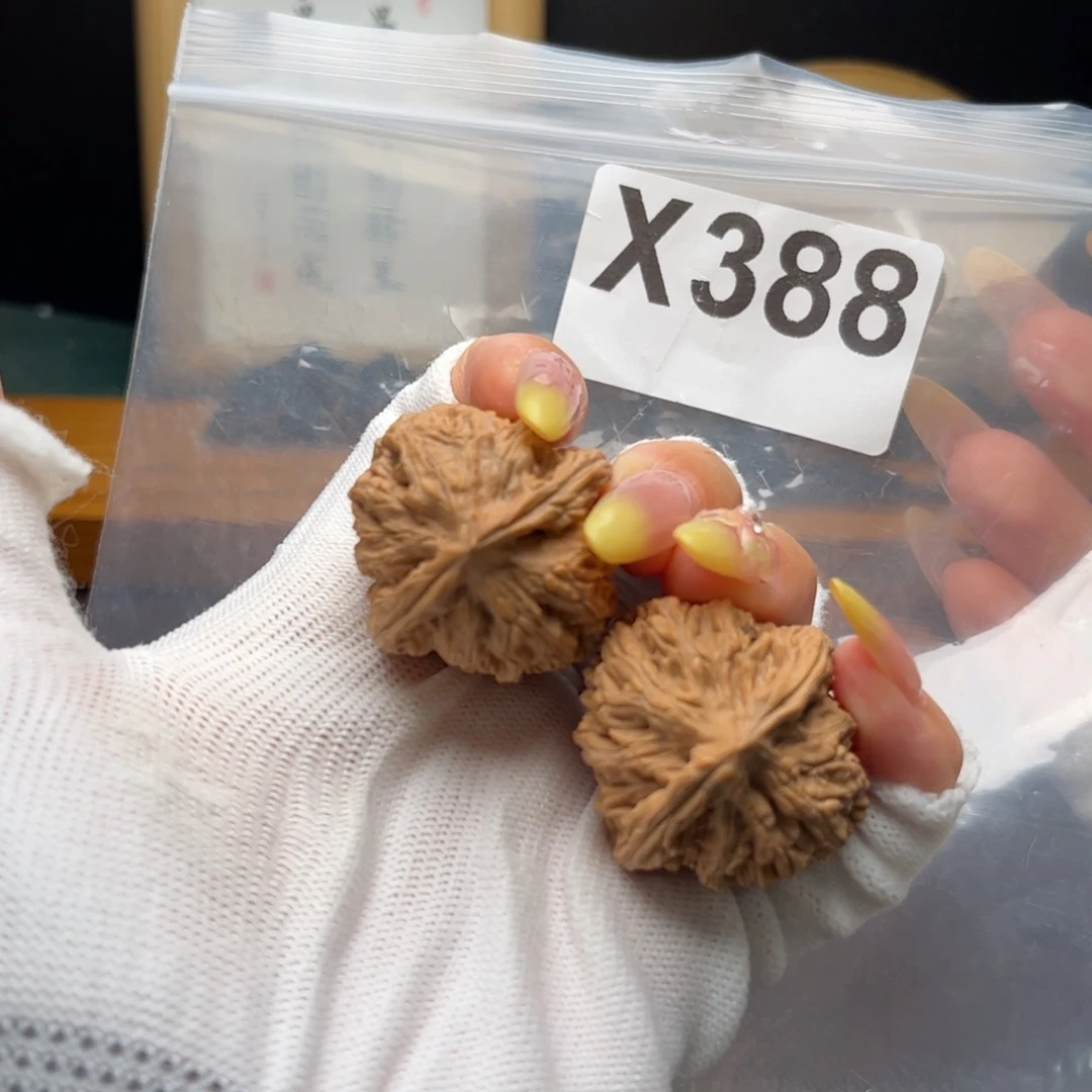 桃核把件34左右鸭蛋虎头x388