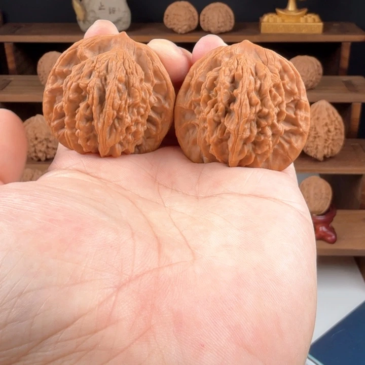 安***屿手串文玩核桃麦穗虎头46/41/44