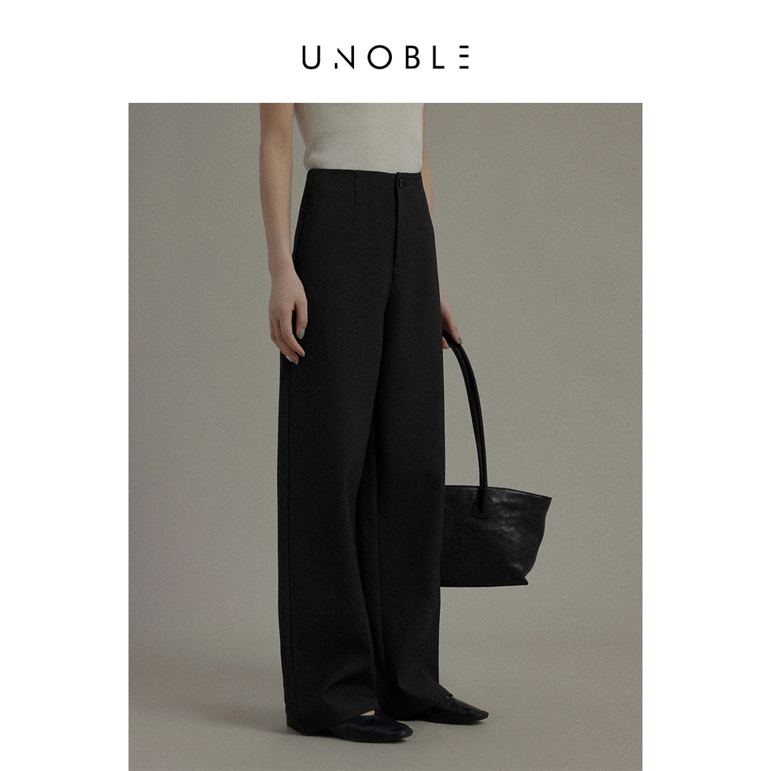 UNOBLE 2024F/W【高腰休闲弯刀裤】 秋冬新品