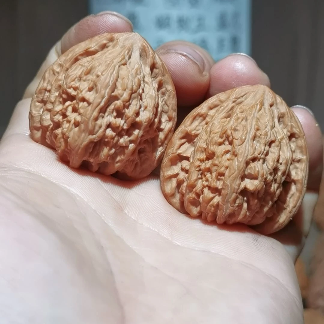 弎***条密文核桃  文玩核桃