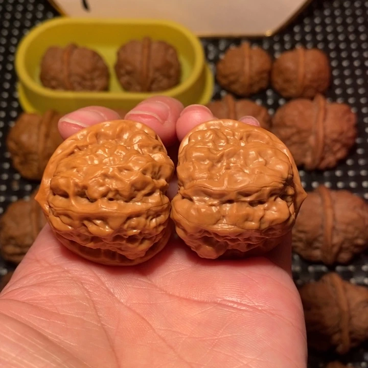 把件文玩核桃开背肌肉蛙