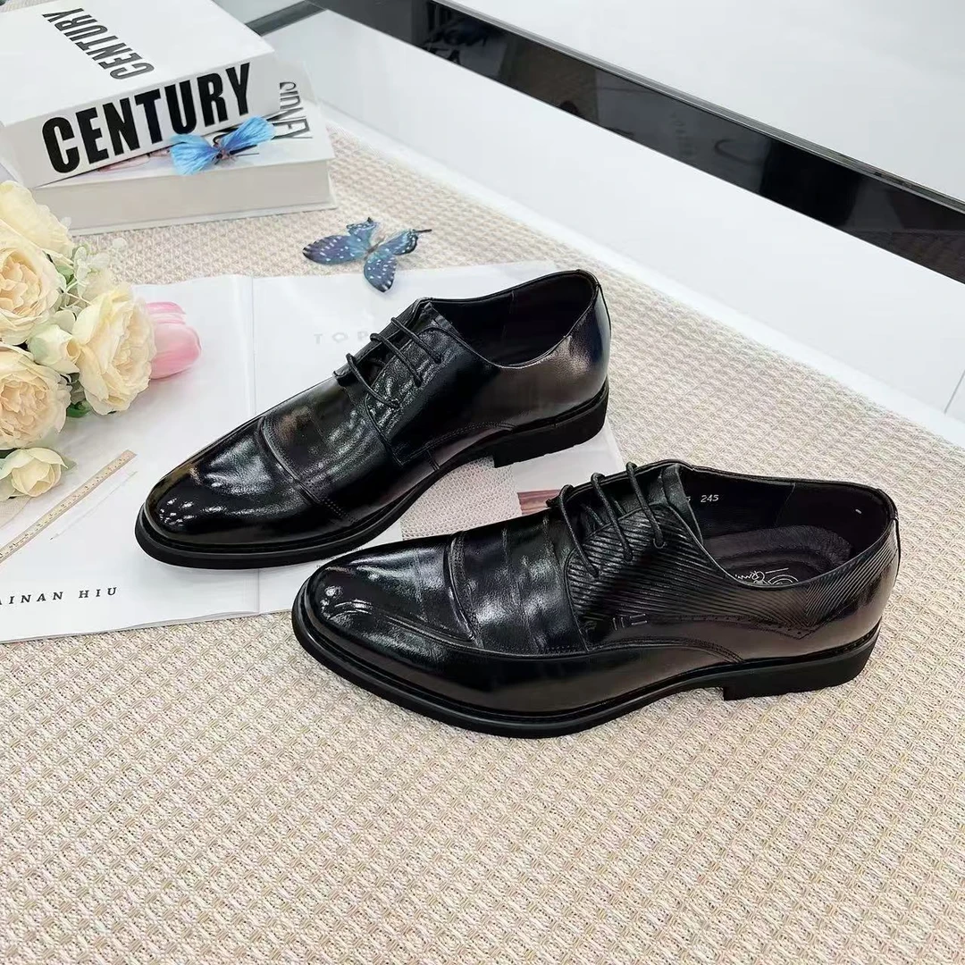 A9105  【男士商务鞋】新款时尚百搭休闲皮鞋