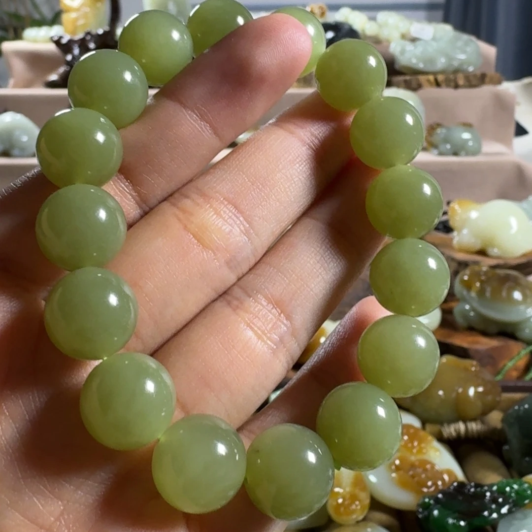 和田玉（糖玉）未镶嵌手链