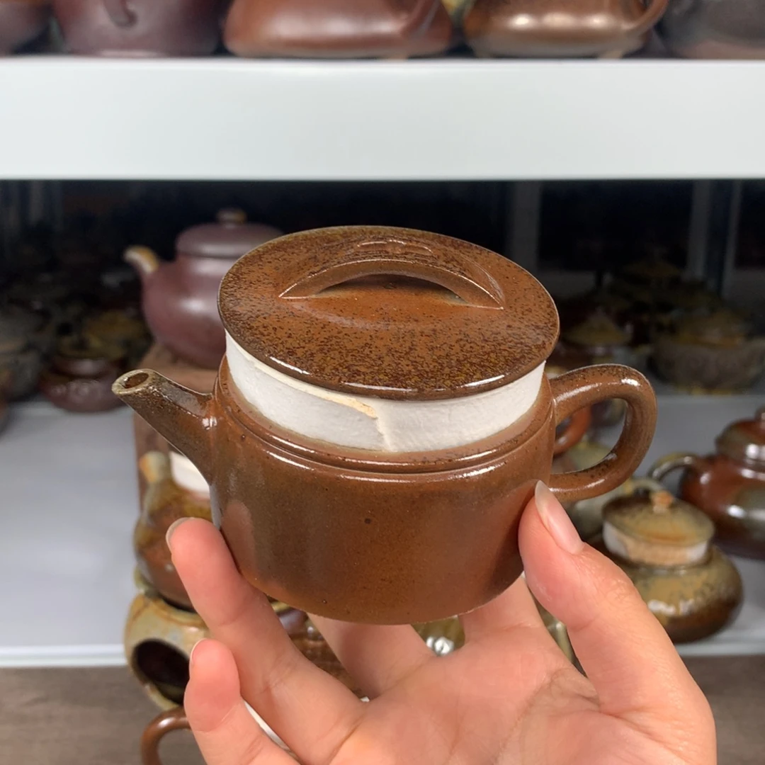 紫砂茶壶纯自然柴烧