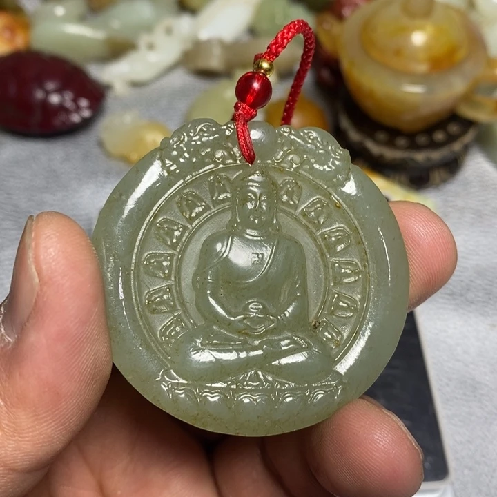 和田玉（糖玉）颈饰未镶嵌