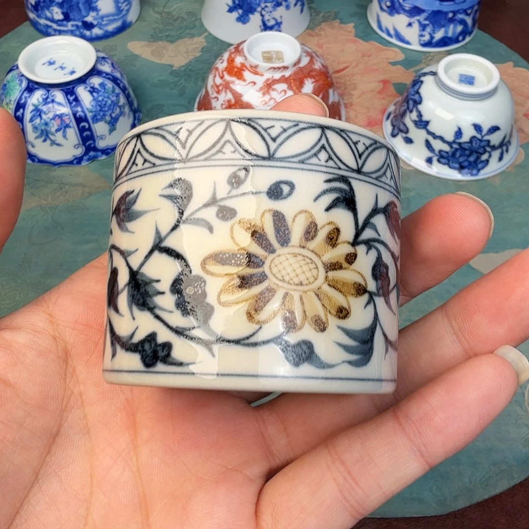 陶现代景德镇全手工全手绘陶瓷