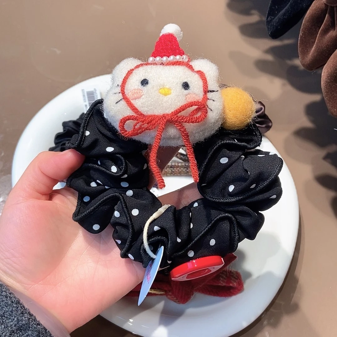 布艺非金属新款kt发圈