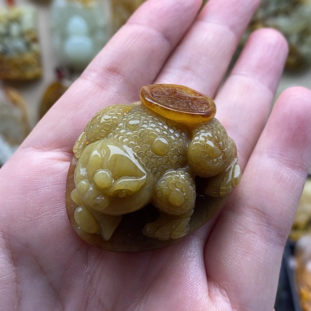 【闪购商品】未镶嵌岫玉颈饰金蟾