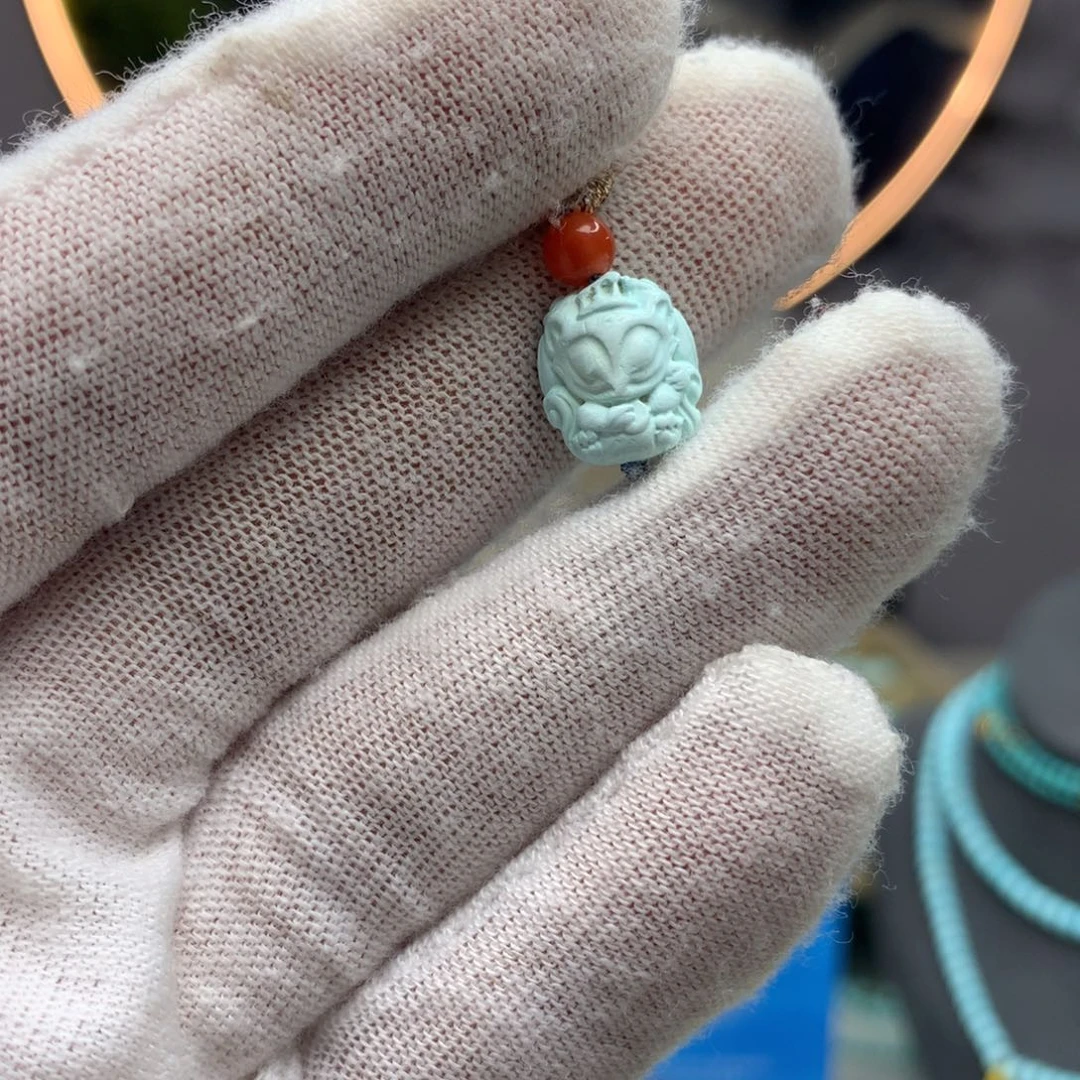 绿松石挂件未镶嵌