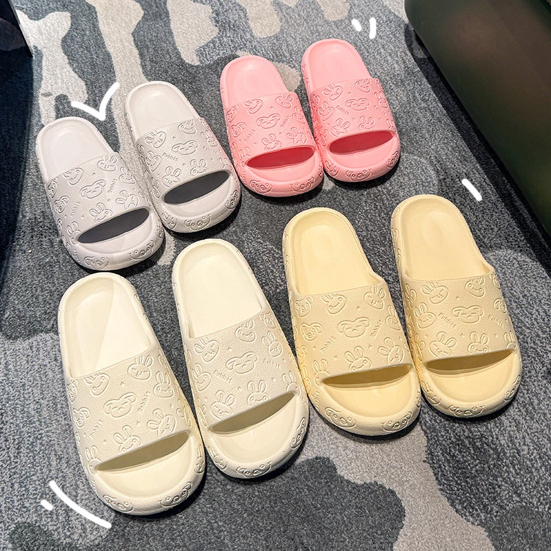 路拉迪新款情侣拖鞋女厚底防滑家居浴室居家可爱凉拖鞋男夏季男士