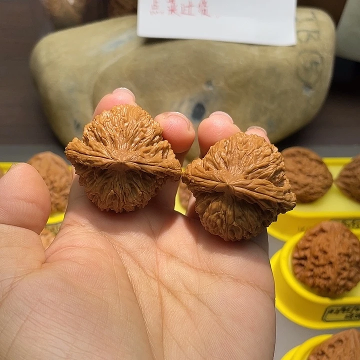 没***抖文玩核桃把件777号，42尺全品涿鹿球疆