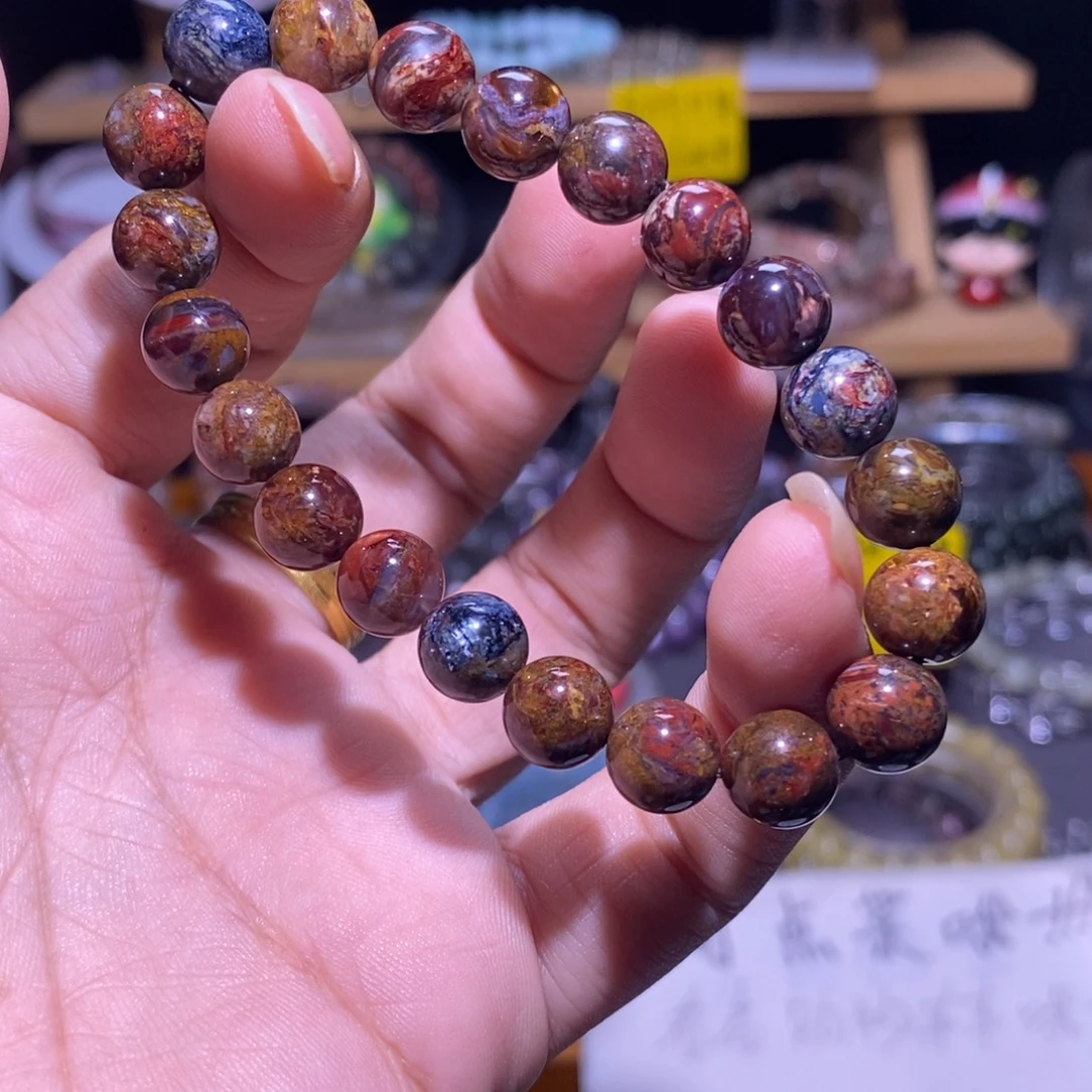 未镶嵌水晶手串23 星球油画彼得石 9