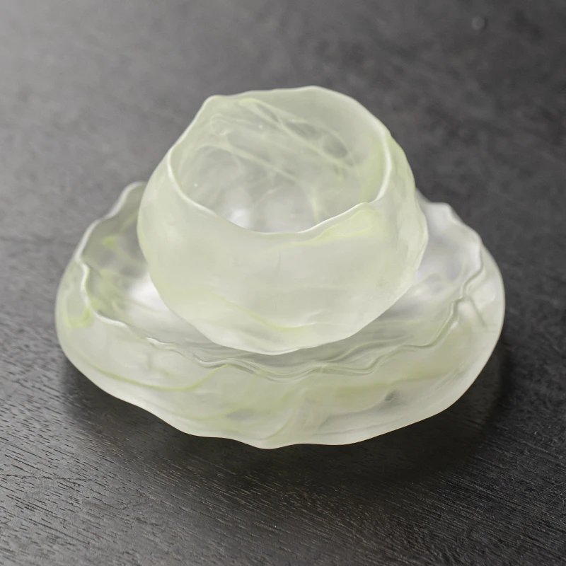 磐皿｜直播链接-彩色磨砂水晶玻璃上神杯冰