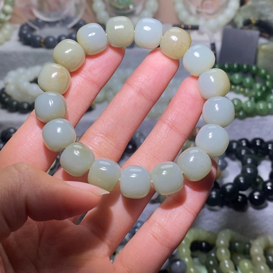 心***愿和田玉未镶嵌手链