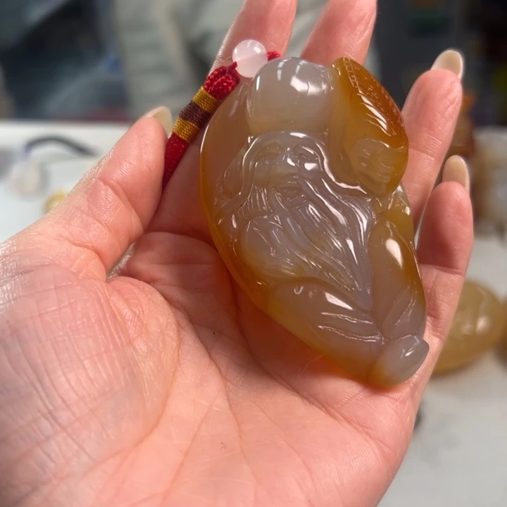 玛瑙/玉髓吊坠(不含链)未镶嵌