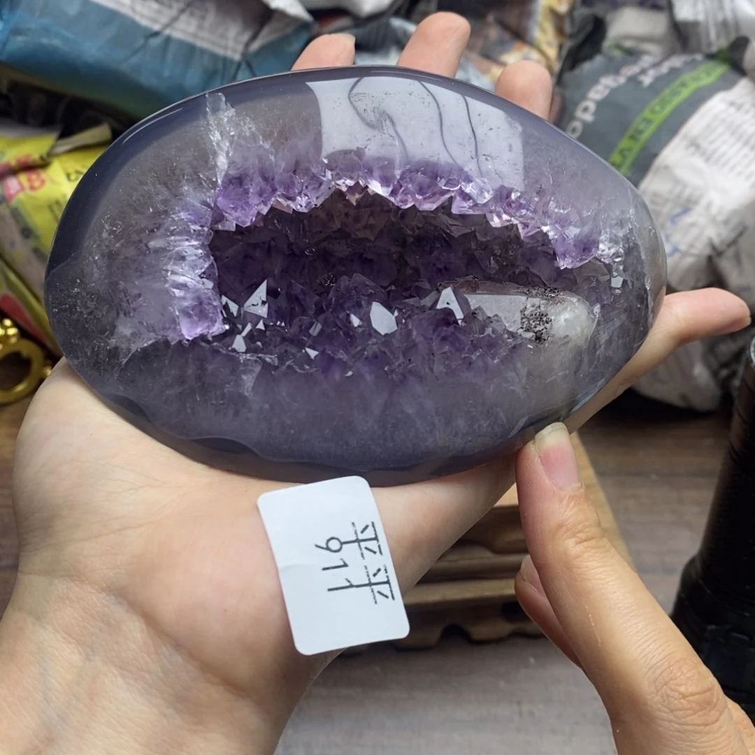 紫晶珠宝半成品未镶嵌