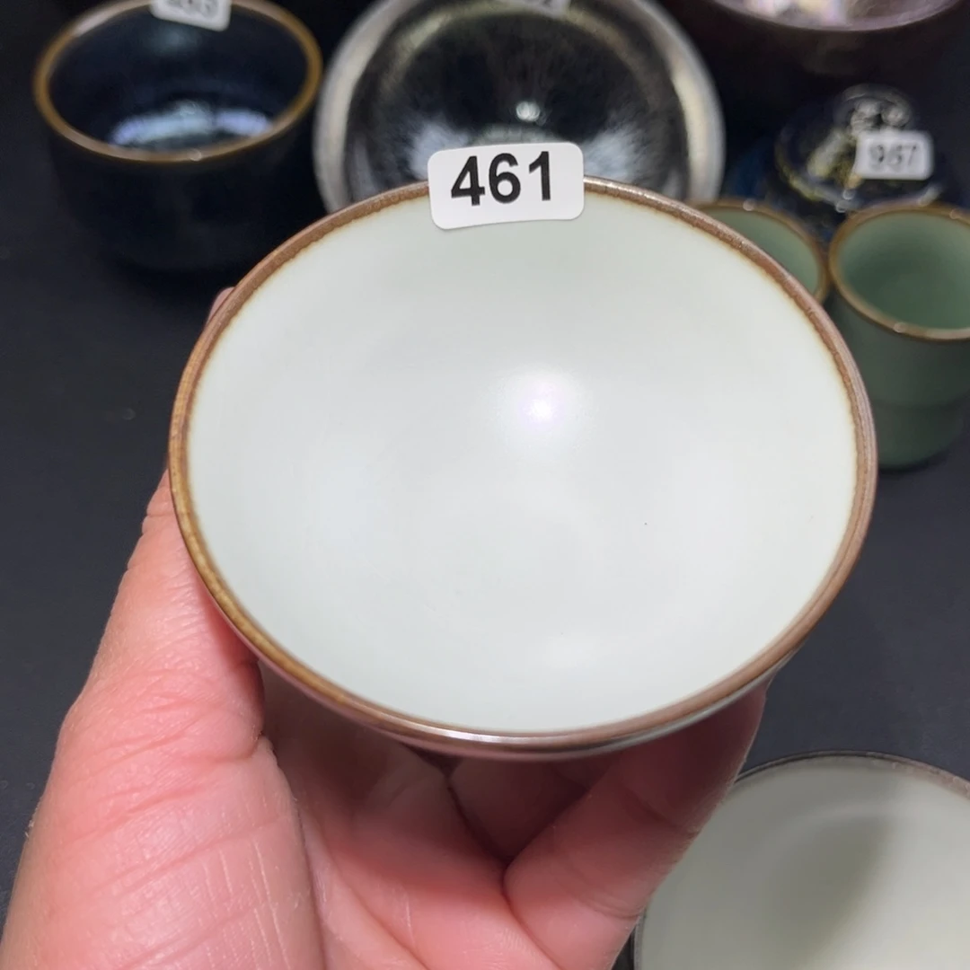 林***枫茶盏461 建盏单盏放大漏…………
