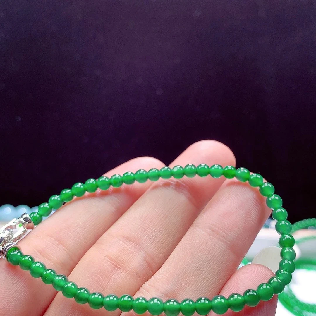 天然翡翠A货手链