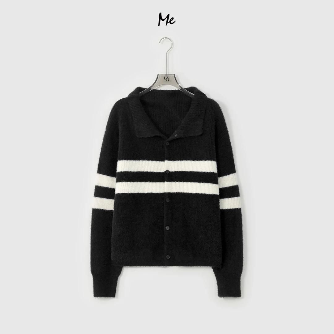 ME【熊猫毛衣】100绵羊毛松软绒感亲肤时尚百搭针织毛衣MEQA1285