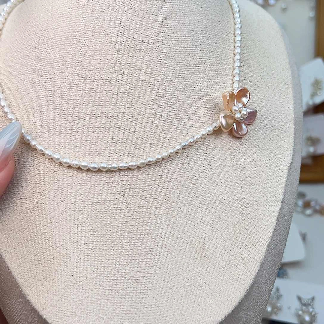 淡水珍珠未镶嵌颈饰