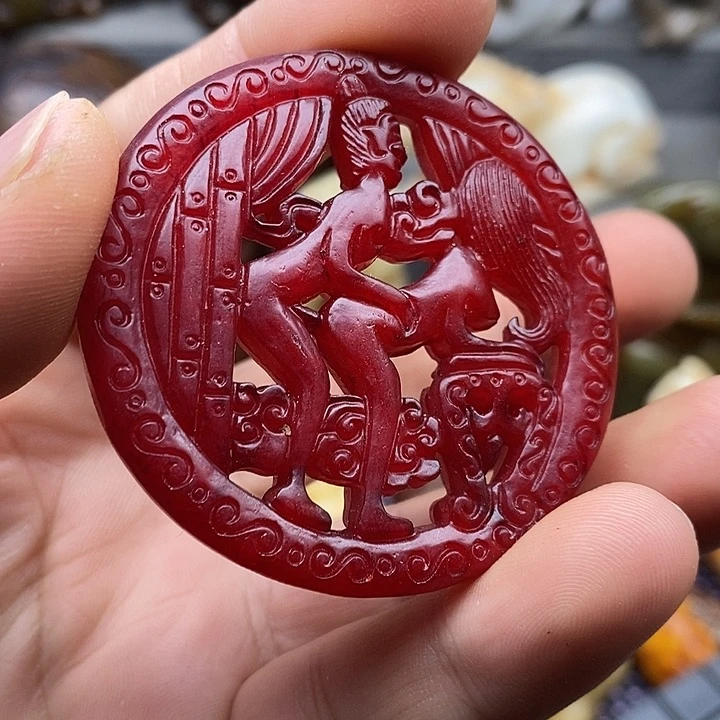 未镶嵌蛇纹石玉颈饰