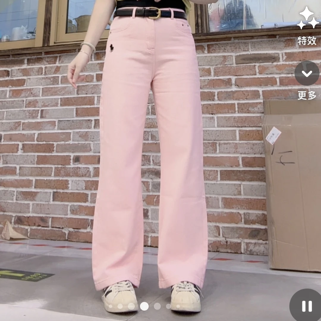 【芬芬家】时尚休闲薄款百搭高腰显瘦宽松休闲裤25042