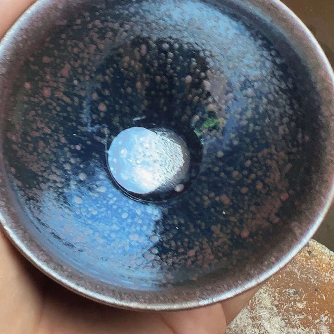 掌***柜茶盏089余启华行知建盏茶器