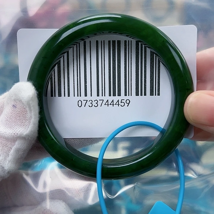 *****和田玉手镯未镶嵌微瑕55.5