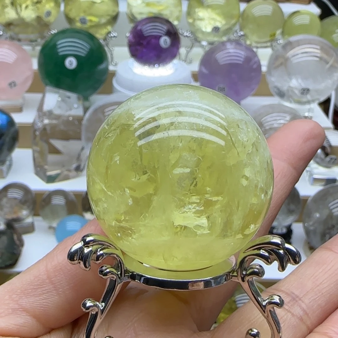 水晶未镶嵌珠宝半成品44.1mm