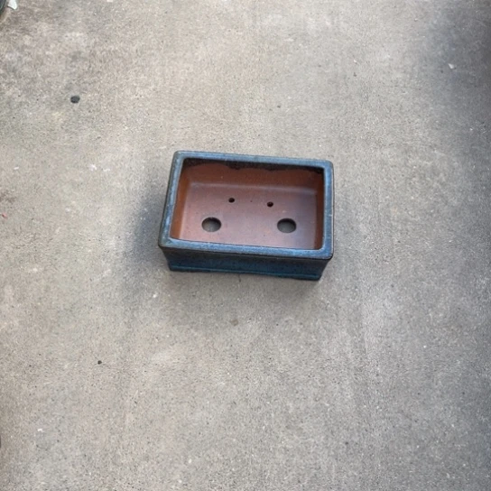 紫砂花盆咣*微瑕釉盆