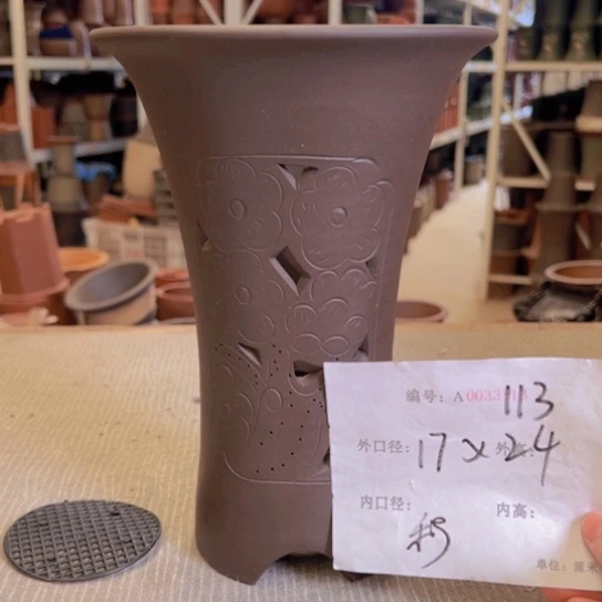 花盆紫砂紫紫砂盆