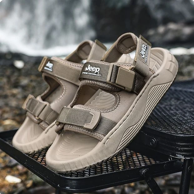JEEP/吉普男士户外透气凉鞋夏季游玩沙滩鞋运动防滑涉水溯溪鞋