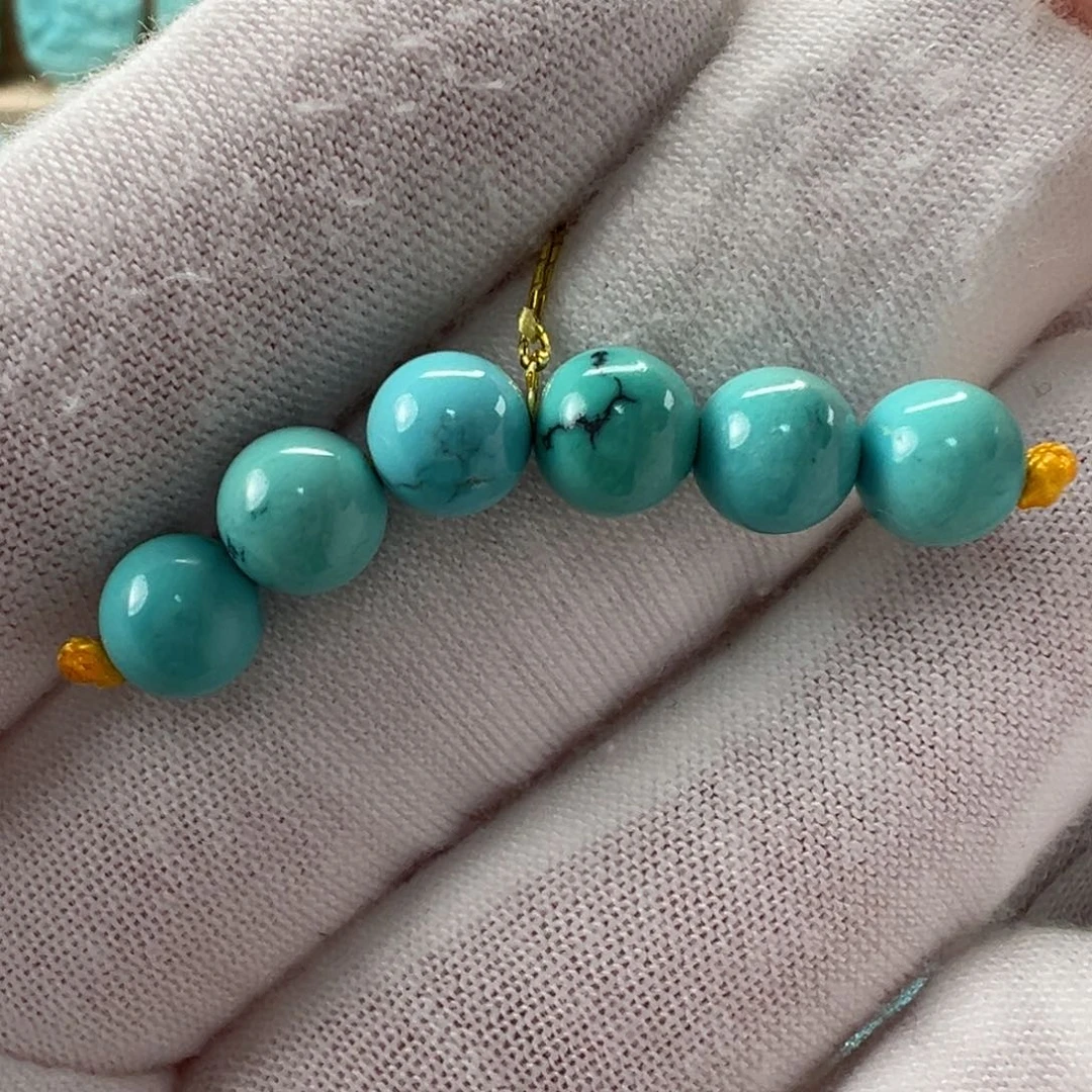 未镶嵌绿松石配饰6.6mm