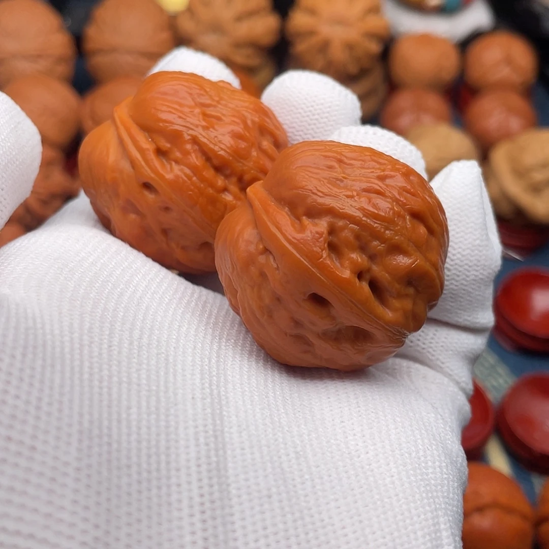 饶***器文玩核桃把件精品小手捻