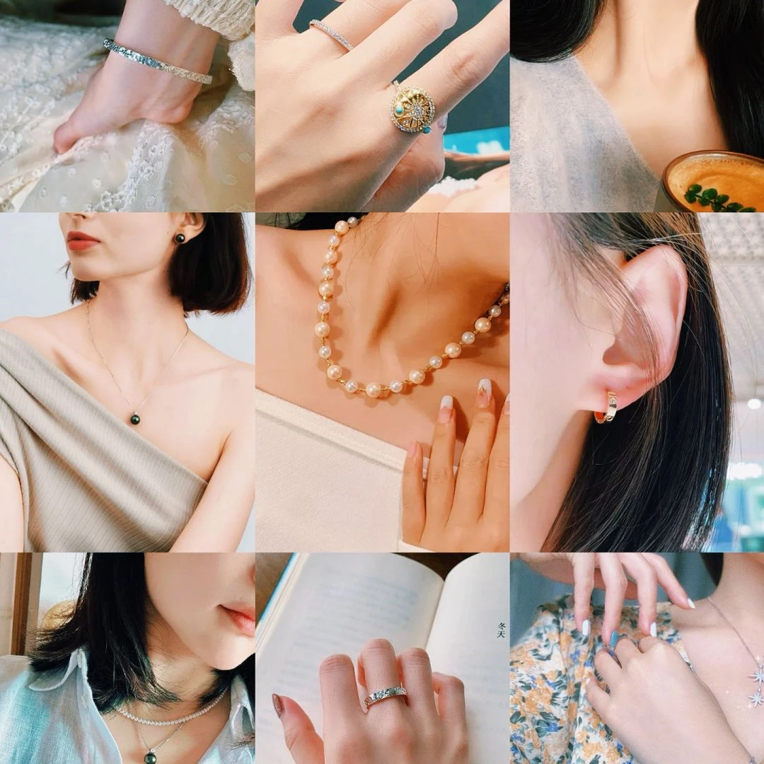 铜合金合成锆石吊坠 经典百搭简约TT家饰品2号合集