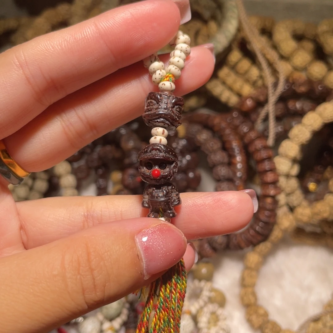 吊坠星月菩提黑金醒狮➕马里奥