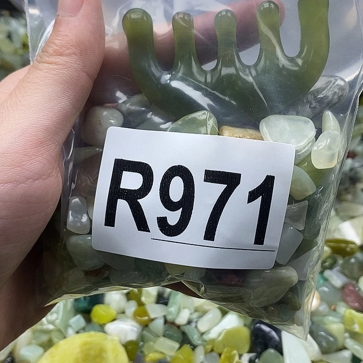 未镶嵌蛇纹石玉鱼缸石