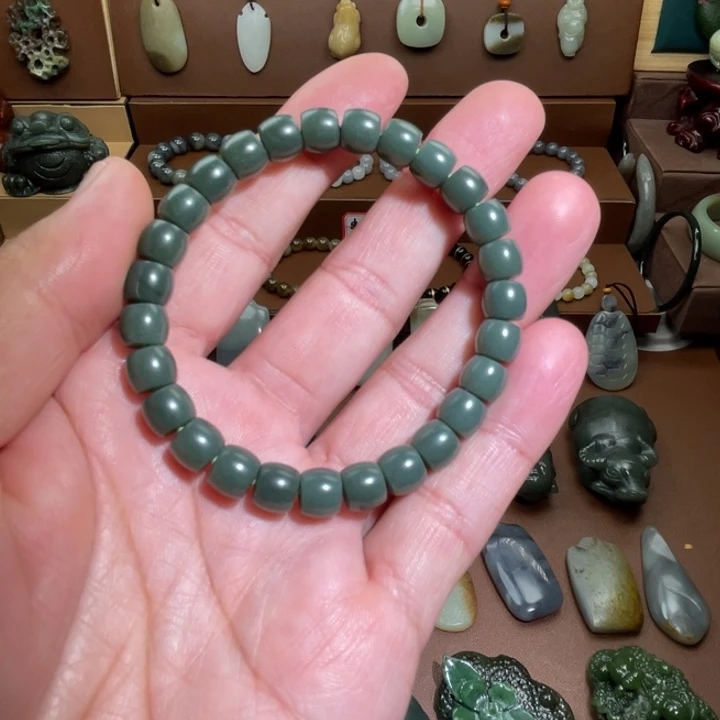 和田玉未镶嵌手串