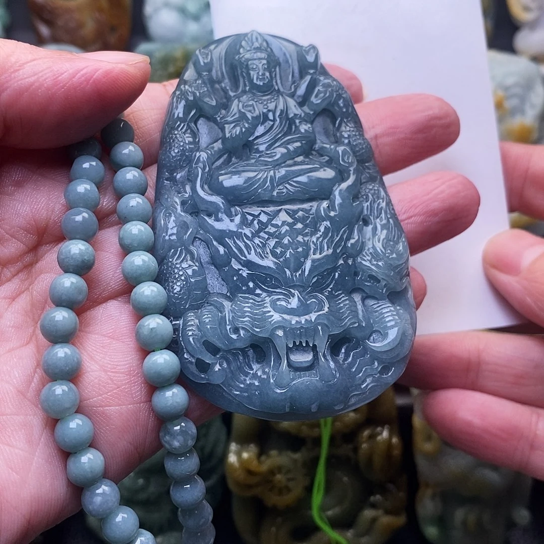 未镶嵌定制翡翠千手