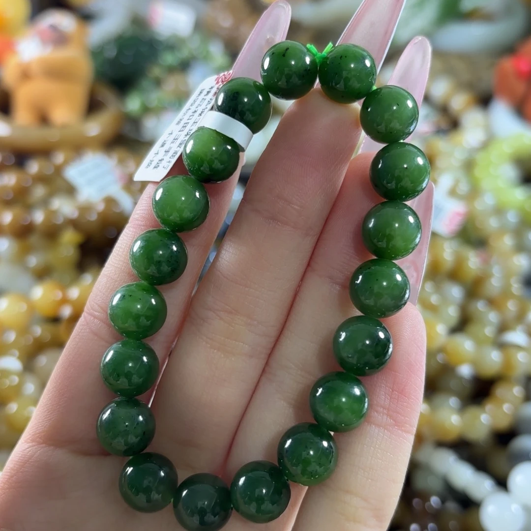 和田玉未镶嵌手链95