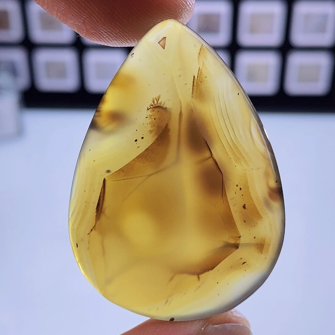 玛瑙/玉髓未镶嵌吊坠(不含链)218