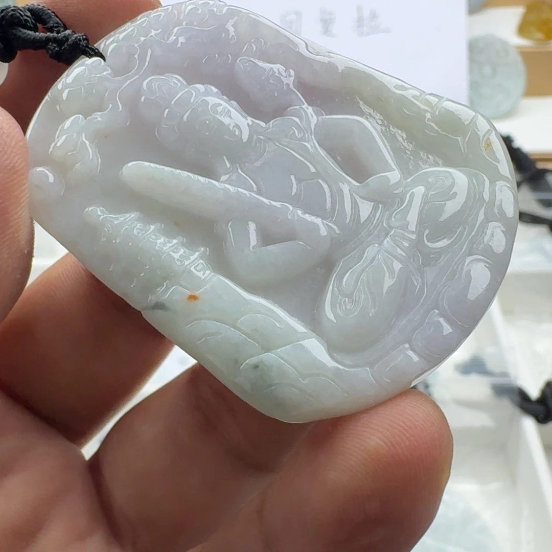 翡翠未镶嵌颈饰天然缅甸A货翡翠