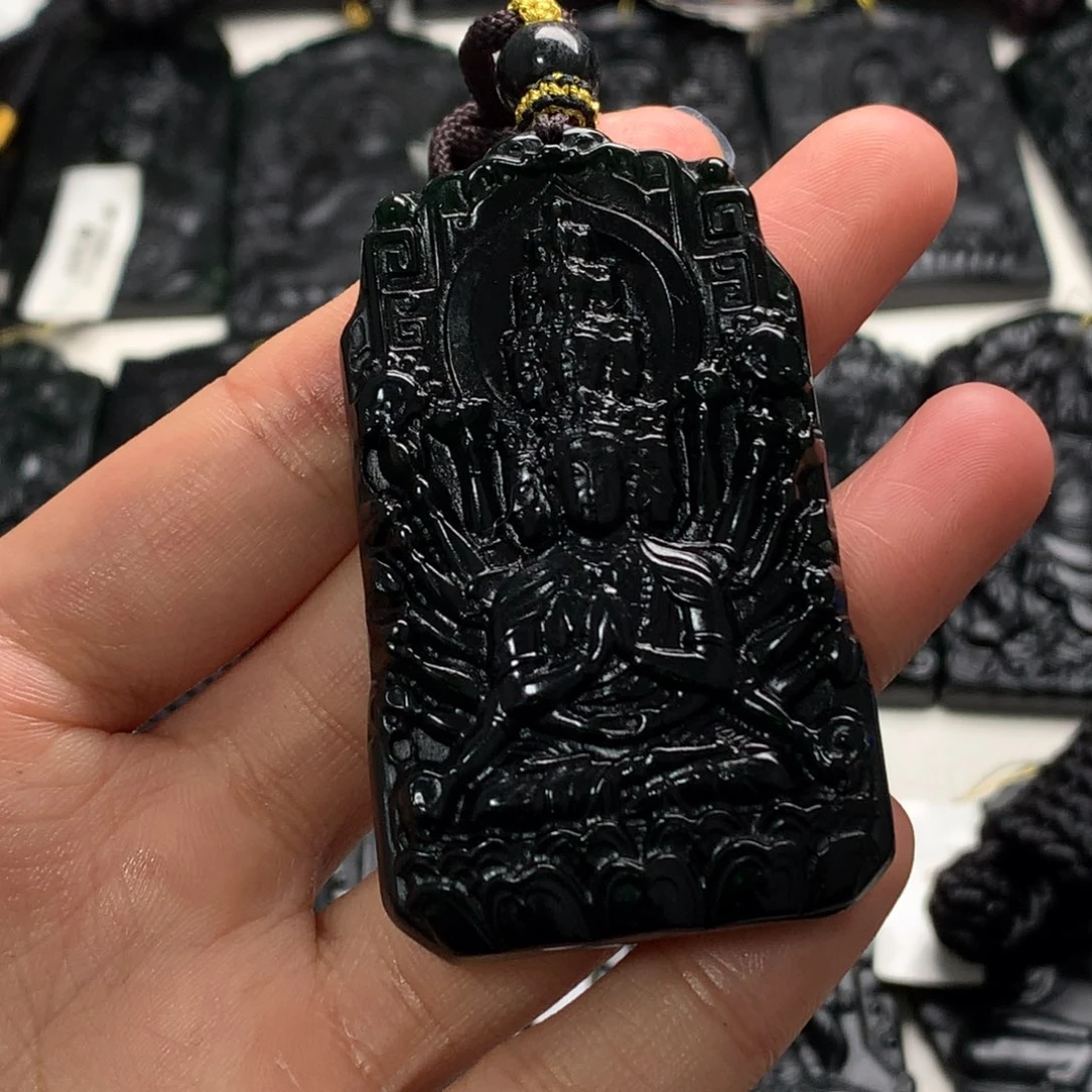 天然a货钢琴黑挂件