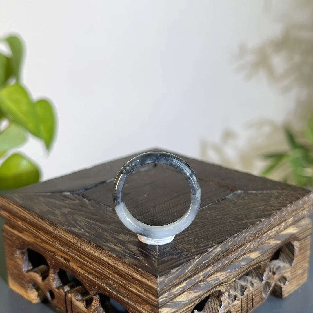 JCB16-01    天然缅甸A货翡翠   翡翠戒圈20#