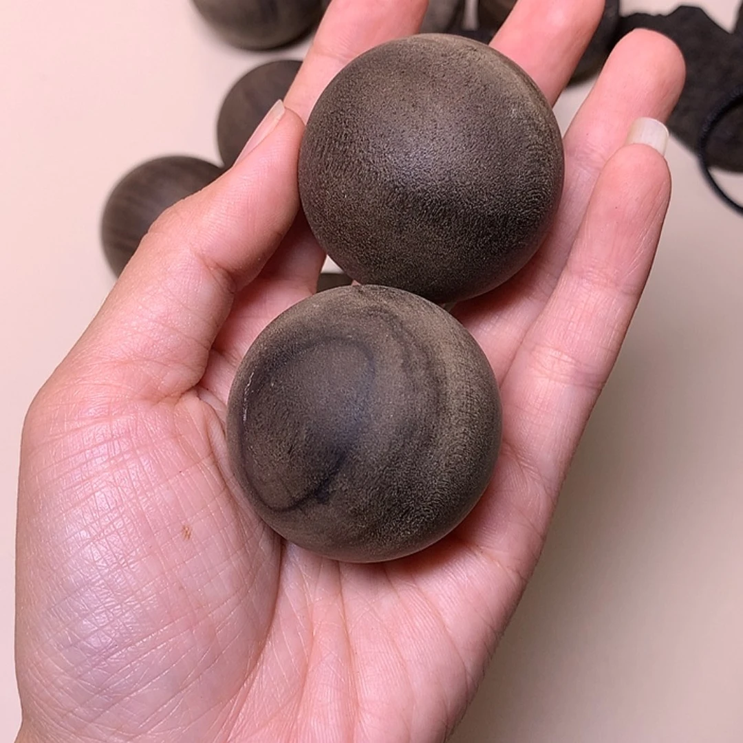 【闪购商品】檀香木无事牌檀香阴沉手球瑕疵